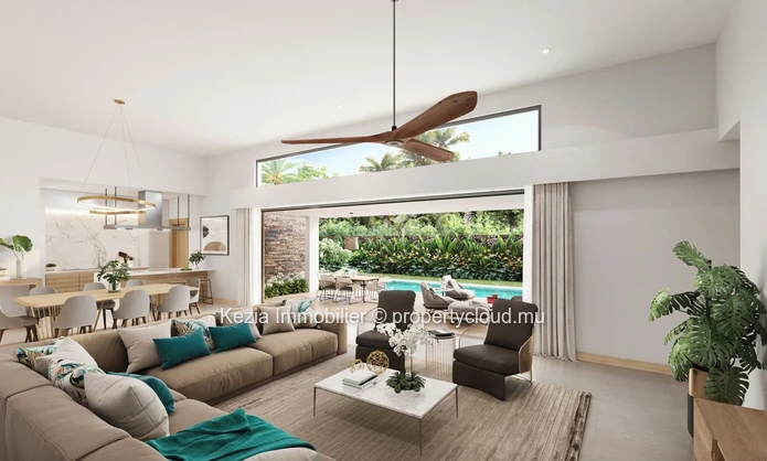 Contemporary villas in a residential setting
