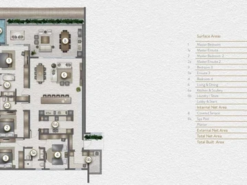 4 Bedroom Apartment