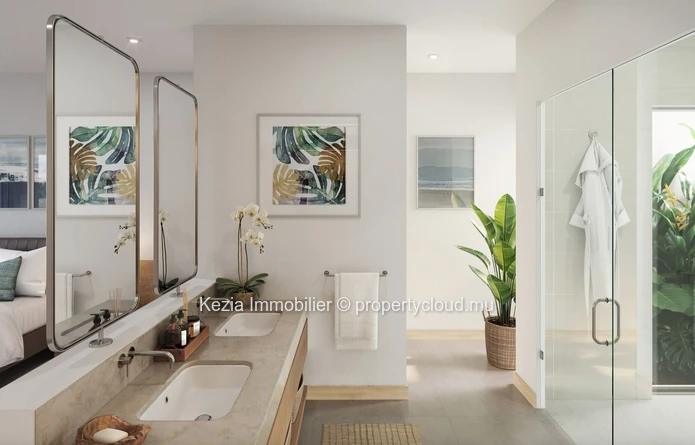 Contemporary villas in a residential setting