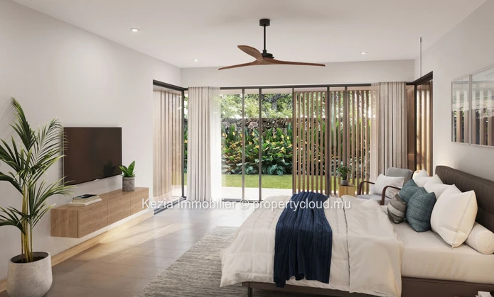 Contemporary villas in a residential setting